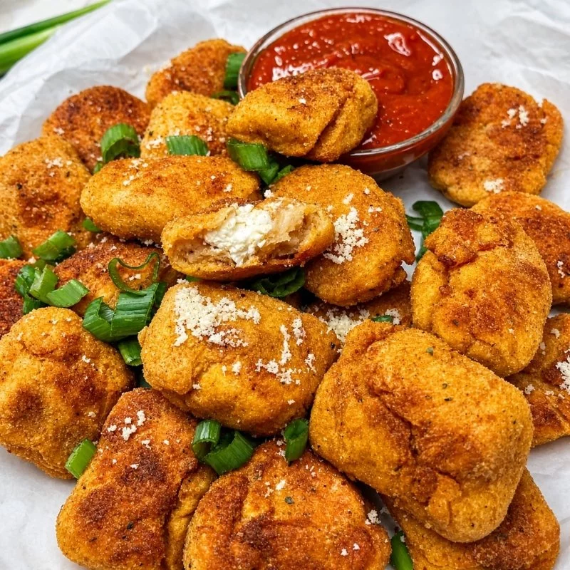 Crispy Cottage Cheese Chicken Nuggets