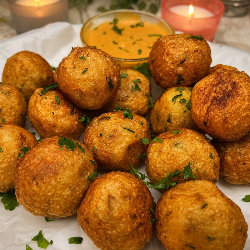 Crispy Potato Cheese Balls