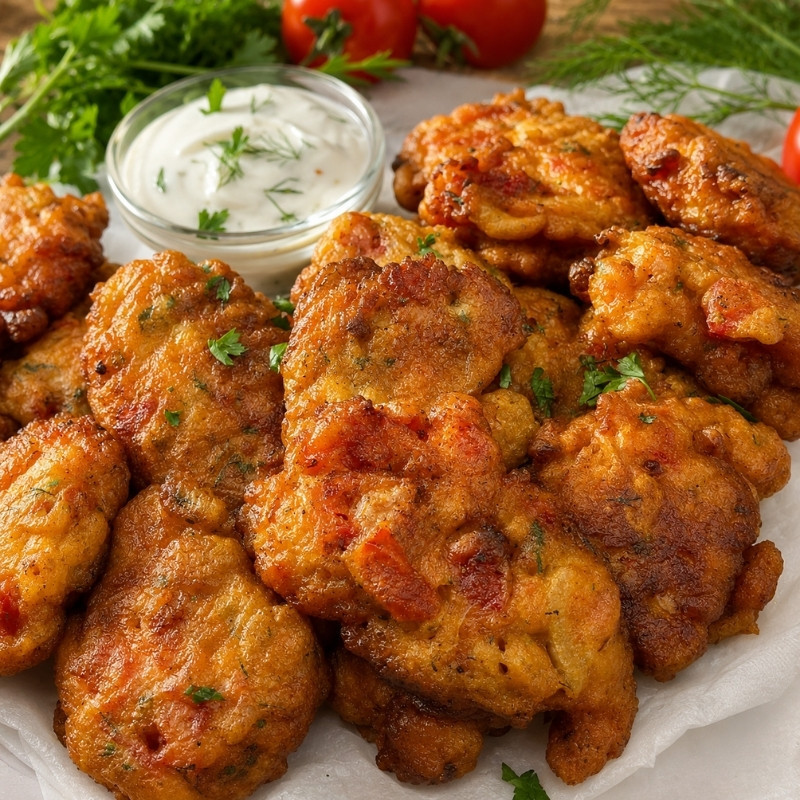 Crispy Greek Tomato Fritters