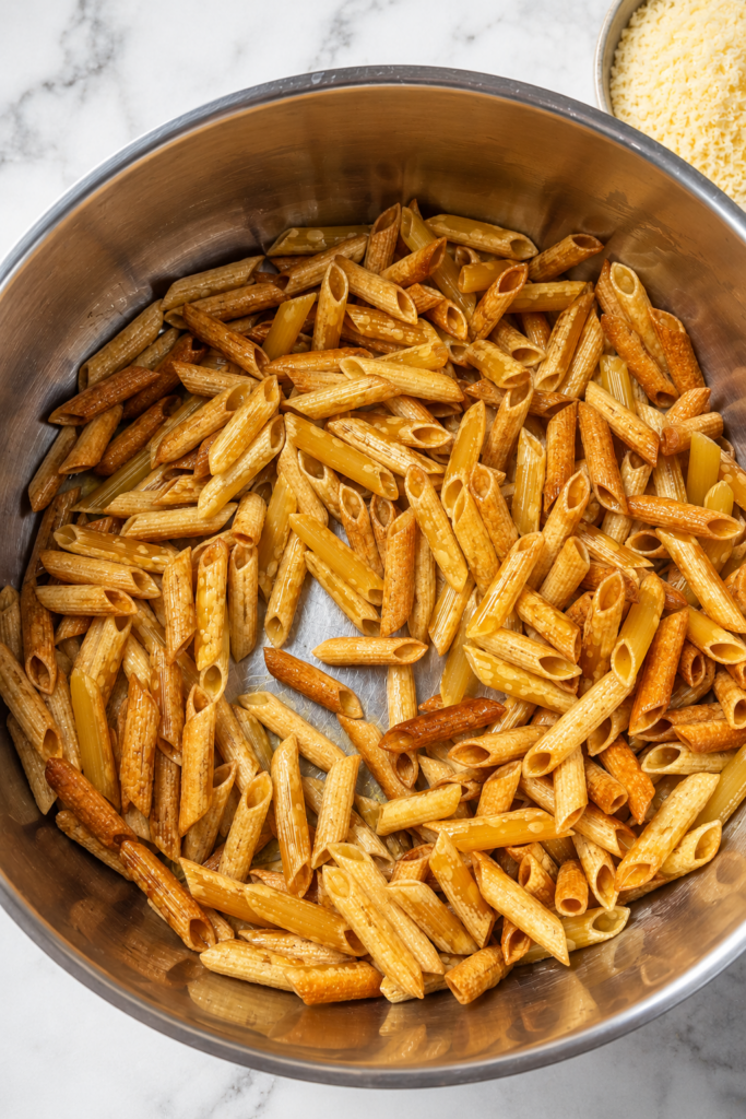 Toasted Penne Pasta In a Pot