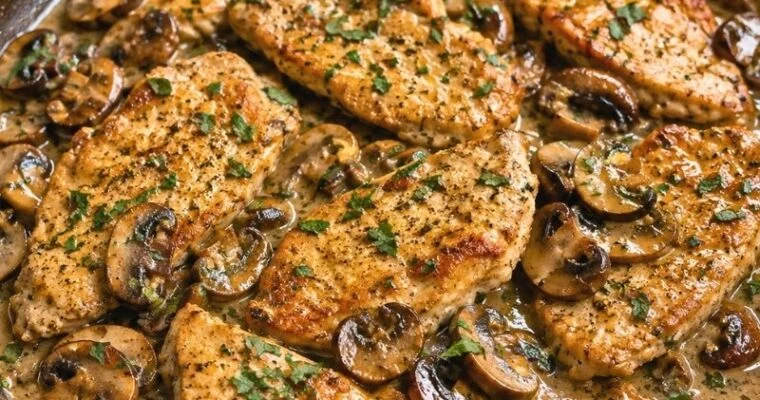 Chicken Marsala Recipe with Marsala Wine Sauce