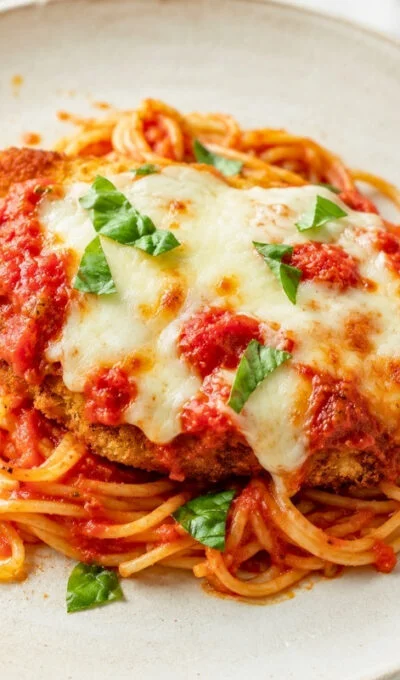 Chicken Parmesan with Marinara and Mozzarella