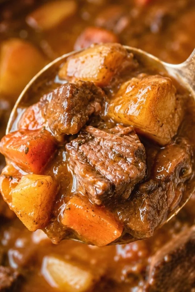 Classic Beef Stew Recipe with Tender Chuck and Rich Gravy