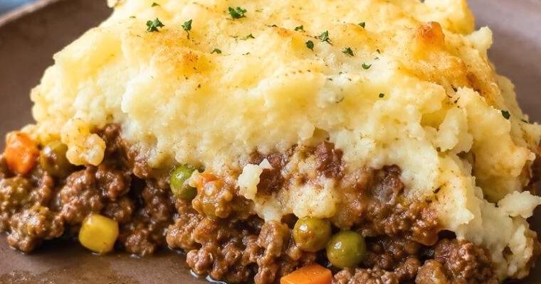 Classic Shepherd’s Pie Recipe with Creamy Mashed Potatoes