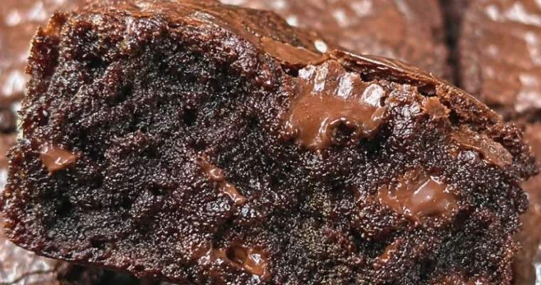 Fudgy Brown Butter Dark Chocolate Brownies