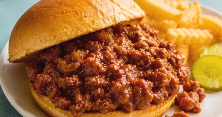 Homemade Sloppy Joes Recipe with Tangy Beef