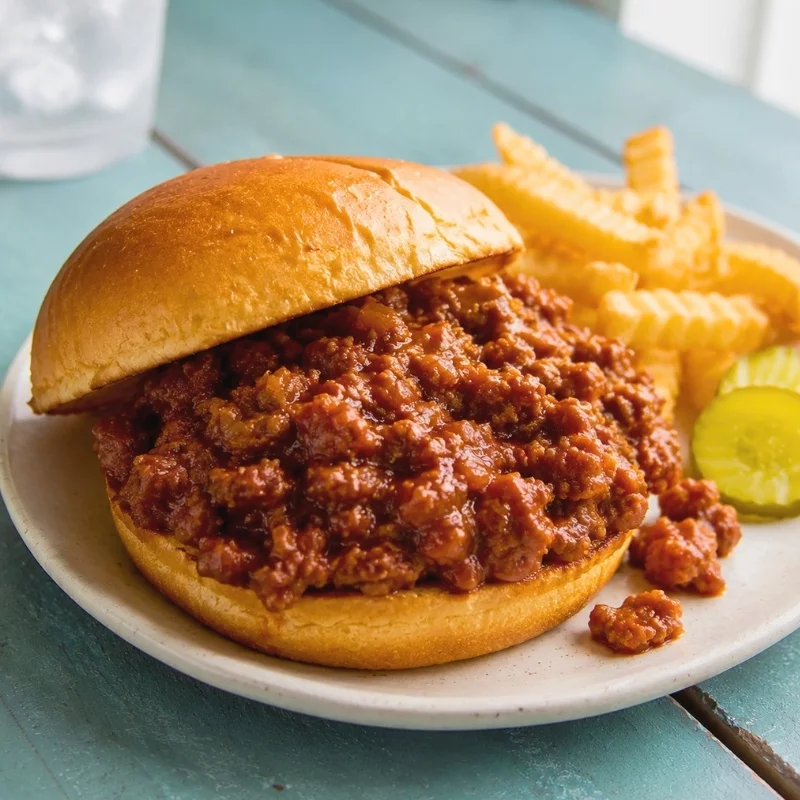 Homemade Sloppy Joes Recipe with Tangy Beef