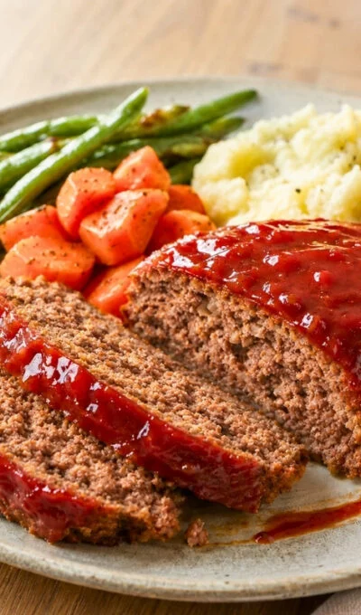 Meatloaf with a Tangy Ketchup Glaze