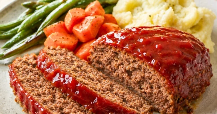 Meatloaf with a Tangy Ketchup Glaze