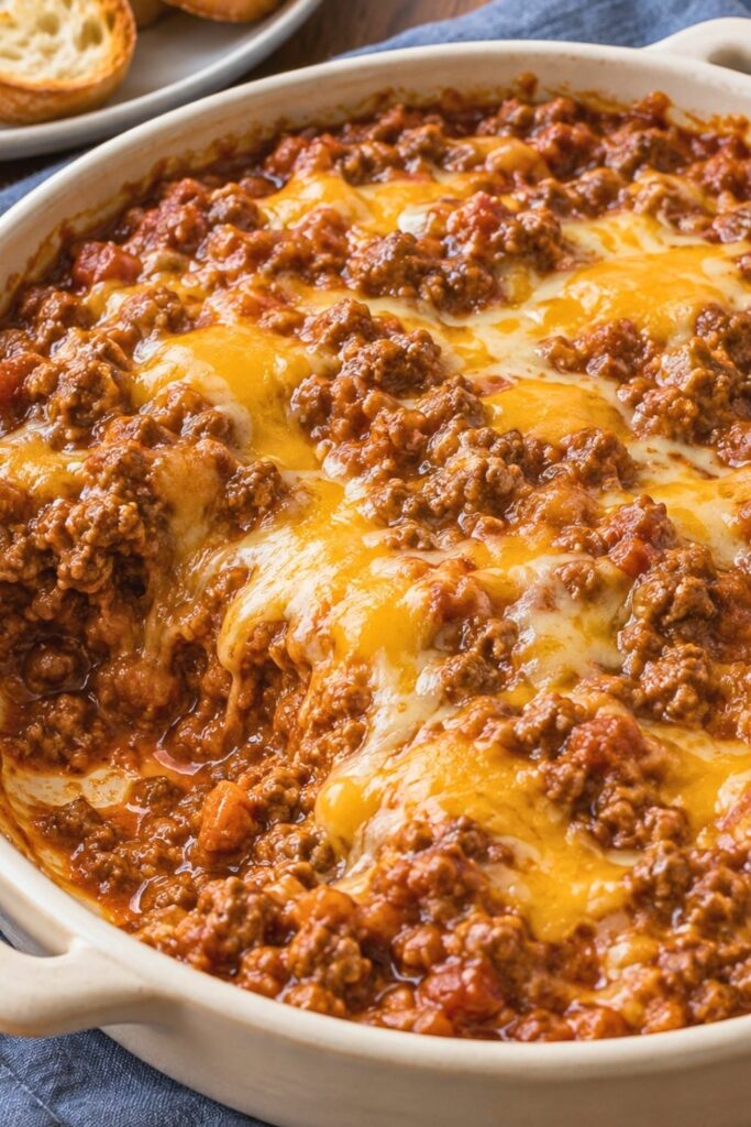 Cheesy Sloppy Joe Dip Recipe