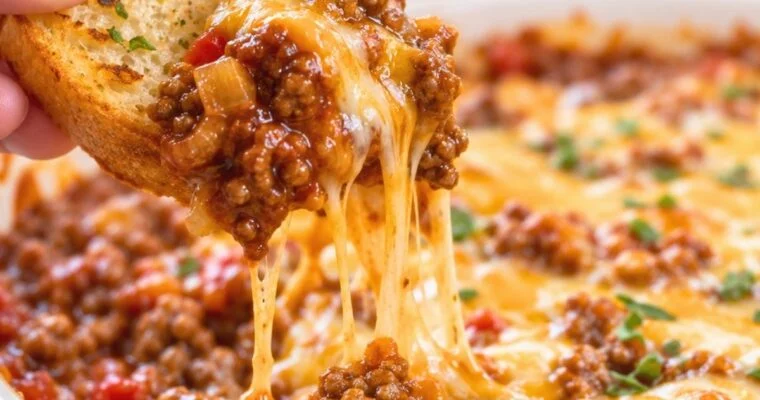 Cheesy Sloppy Joe Dip Recipe