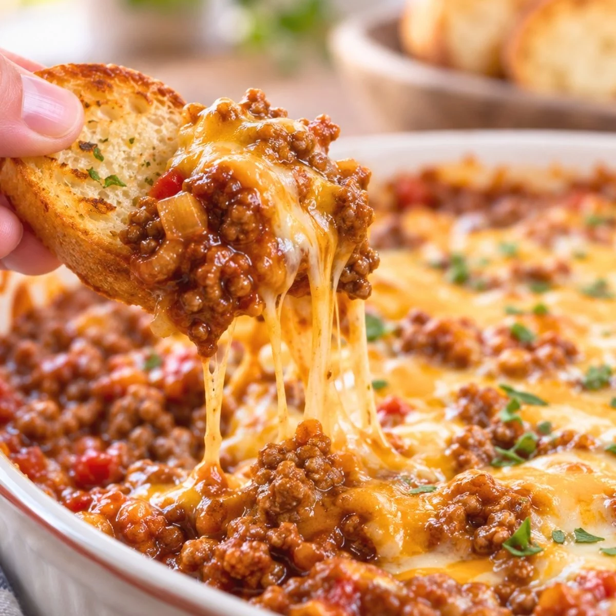 Cheesy Sloppy Joe Dip Recipe