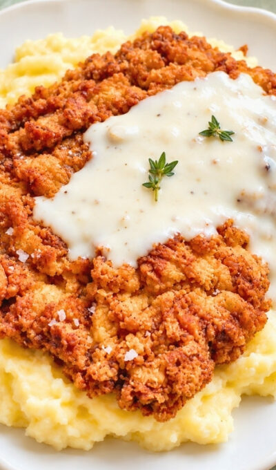 Chicken Fried Steak Recipe with Crispy Crust and Gravy