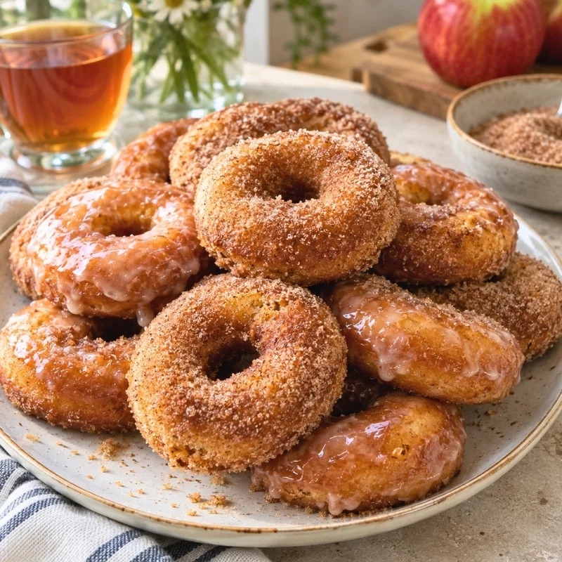 Crisp Apple Cider Donuts Recipe