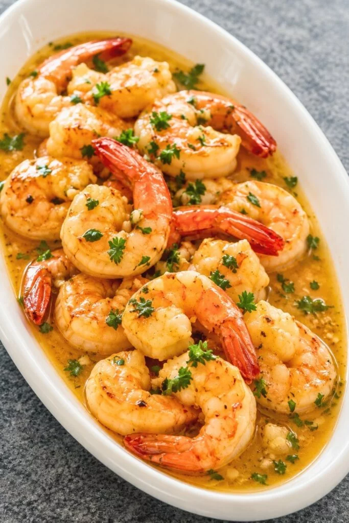 Garlic Butter Shrimp Recipe with Lemon