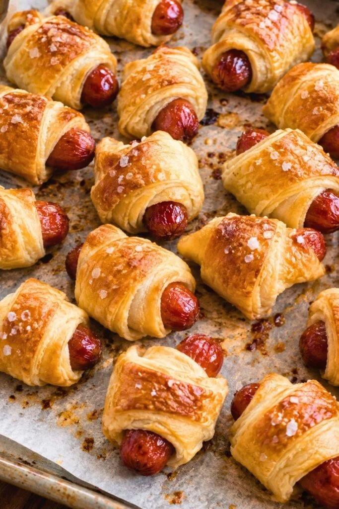 Golden Pigs in a Blanket