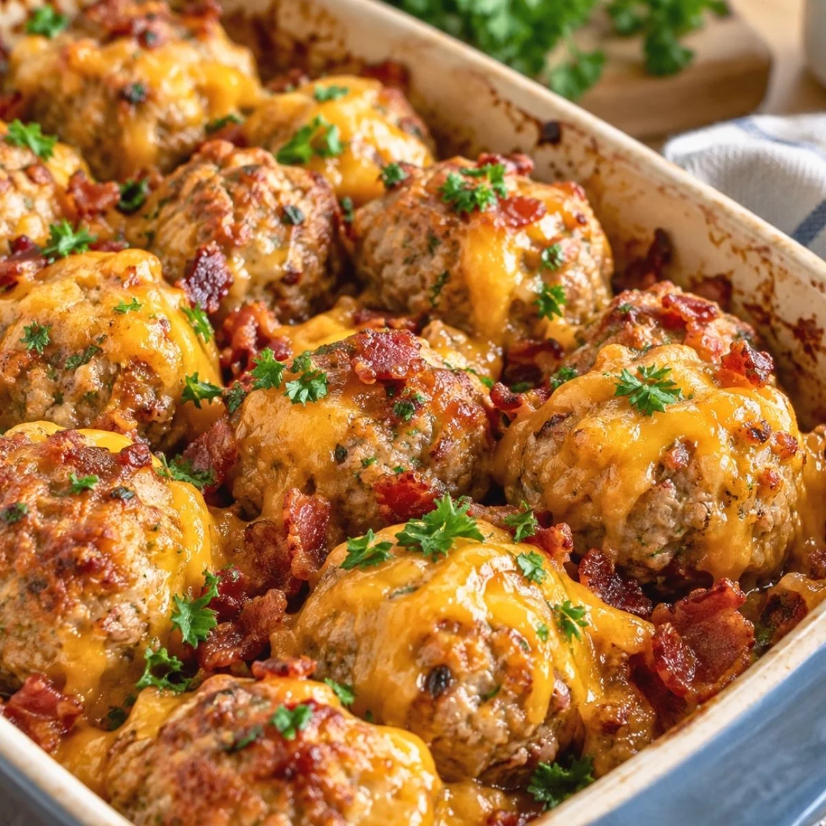 Moist and Cheesy Sausage Balls Recipe