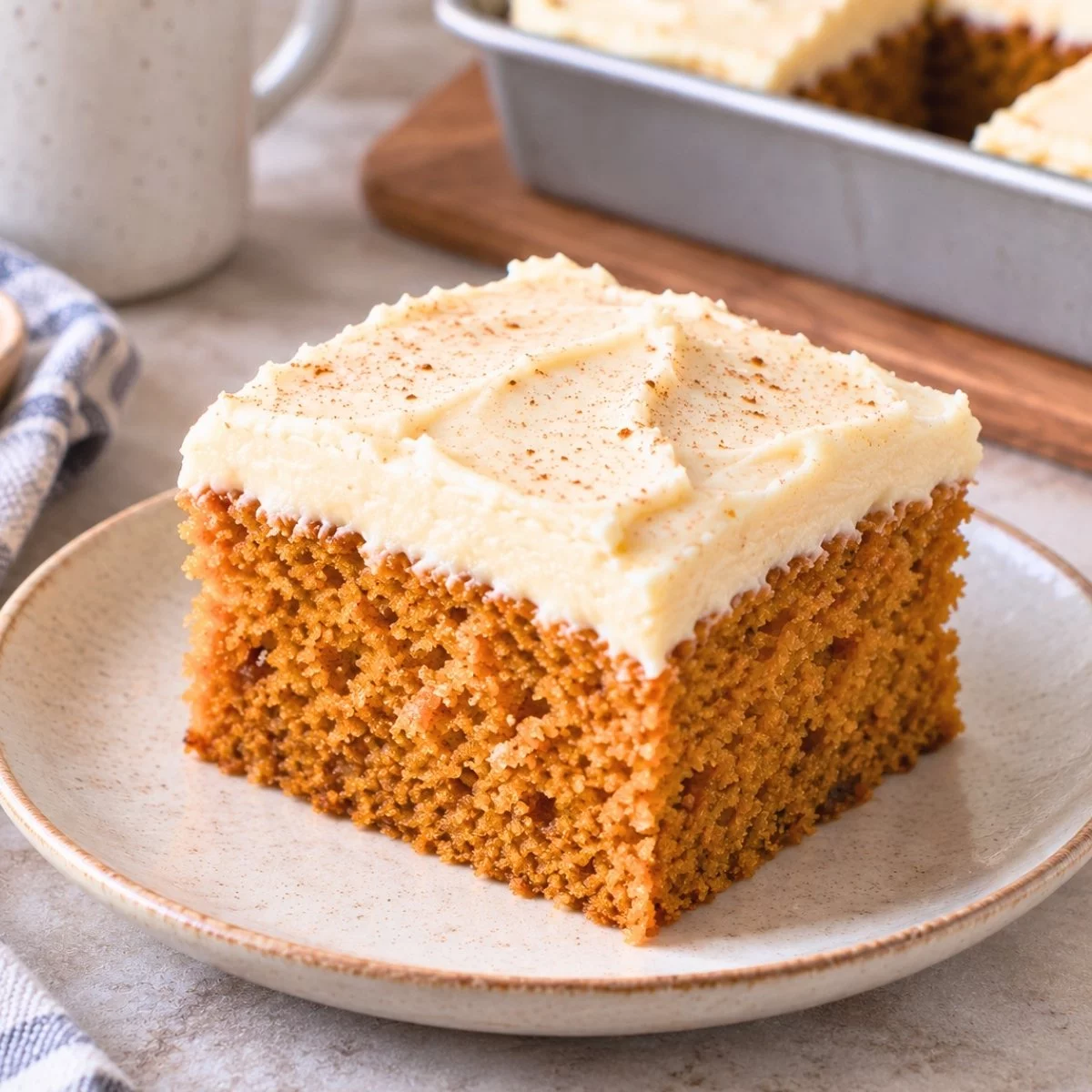 Pumpkin Bars with Cream Cheese Frosting (Soft & Moist)