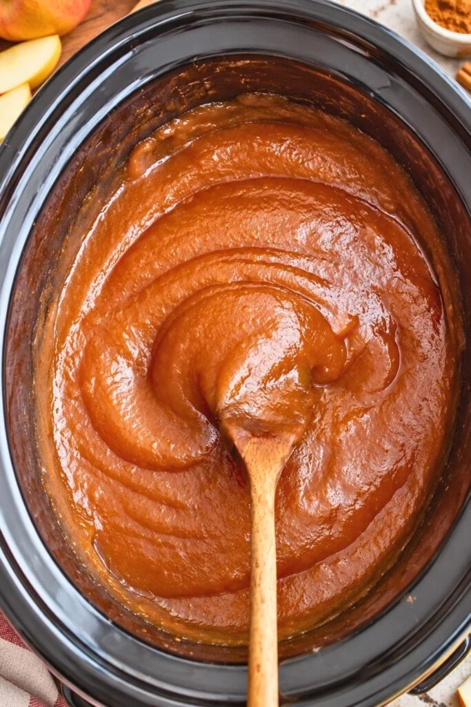 Slow Cooker Apple Butter Recipe with Cinnamon