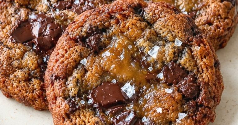Sticky Toffee Pudding Cookies with Brown Butter