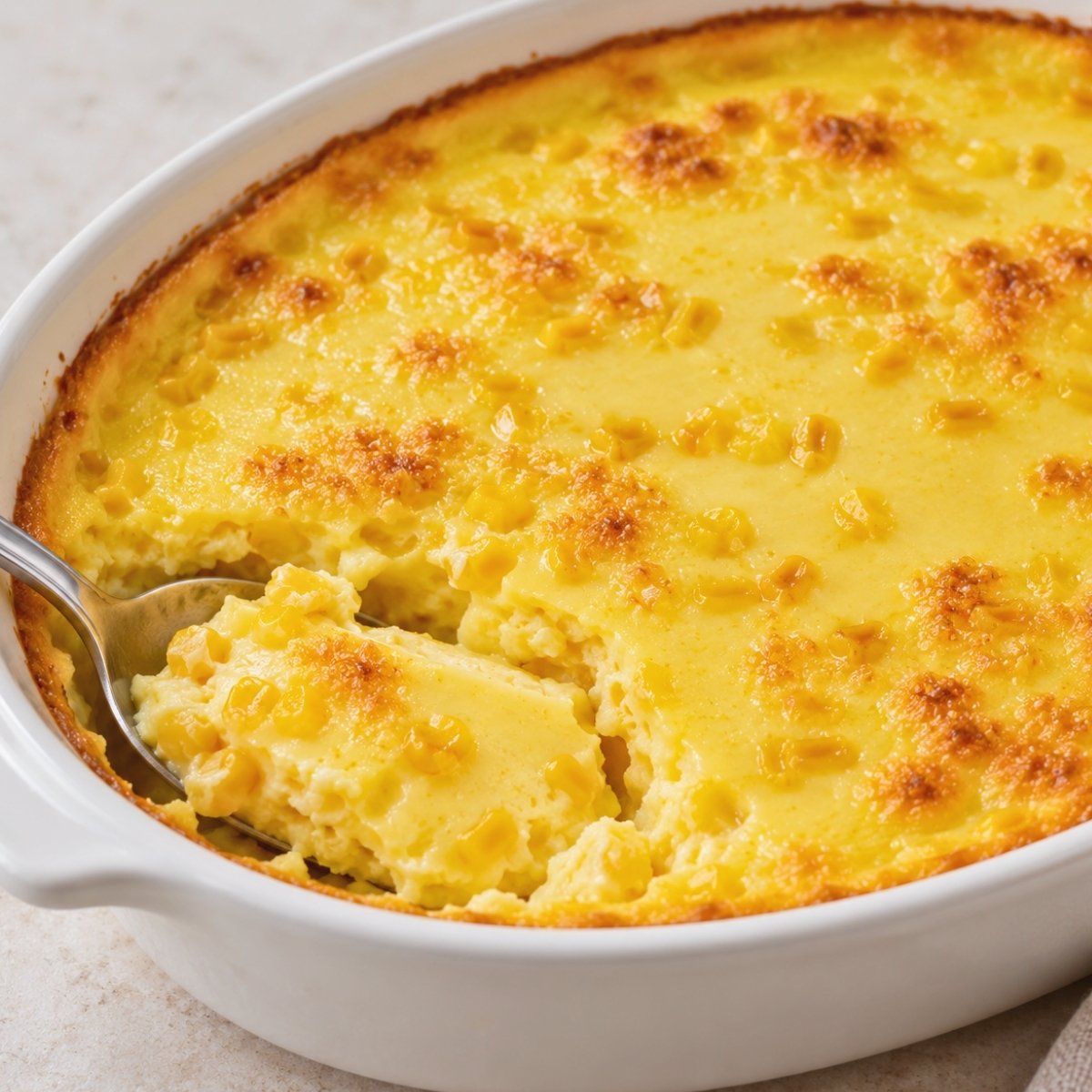 Corn Pudding Recipe That Bakes Into a Silky Custard