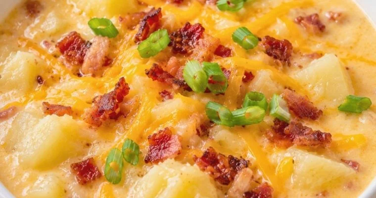Creamy Potato Soup Recipe Without the Gluey Texture