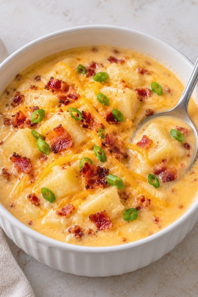 Creamy Potato Soup Recipe Without the Gluey Texture