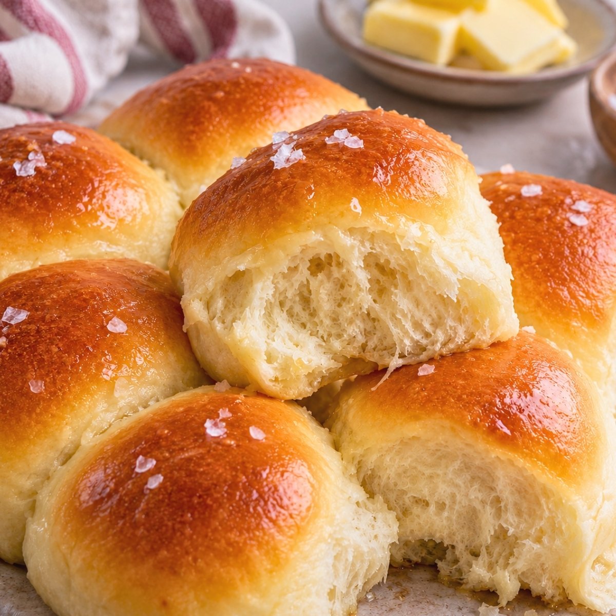 Dinner Rolls Recipe for a Soft, Buttery Pull-Apart