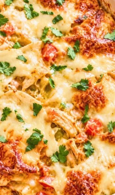 King Ranch Chicken Casserole from Scratch (No Canned Soup)