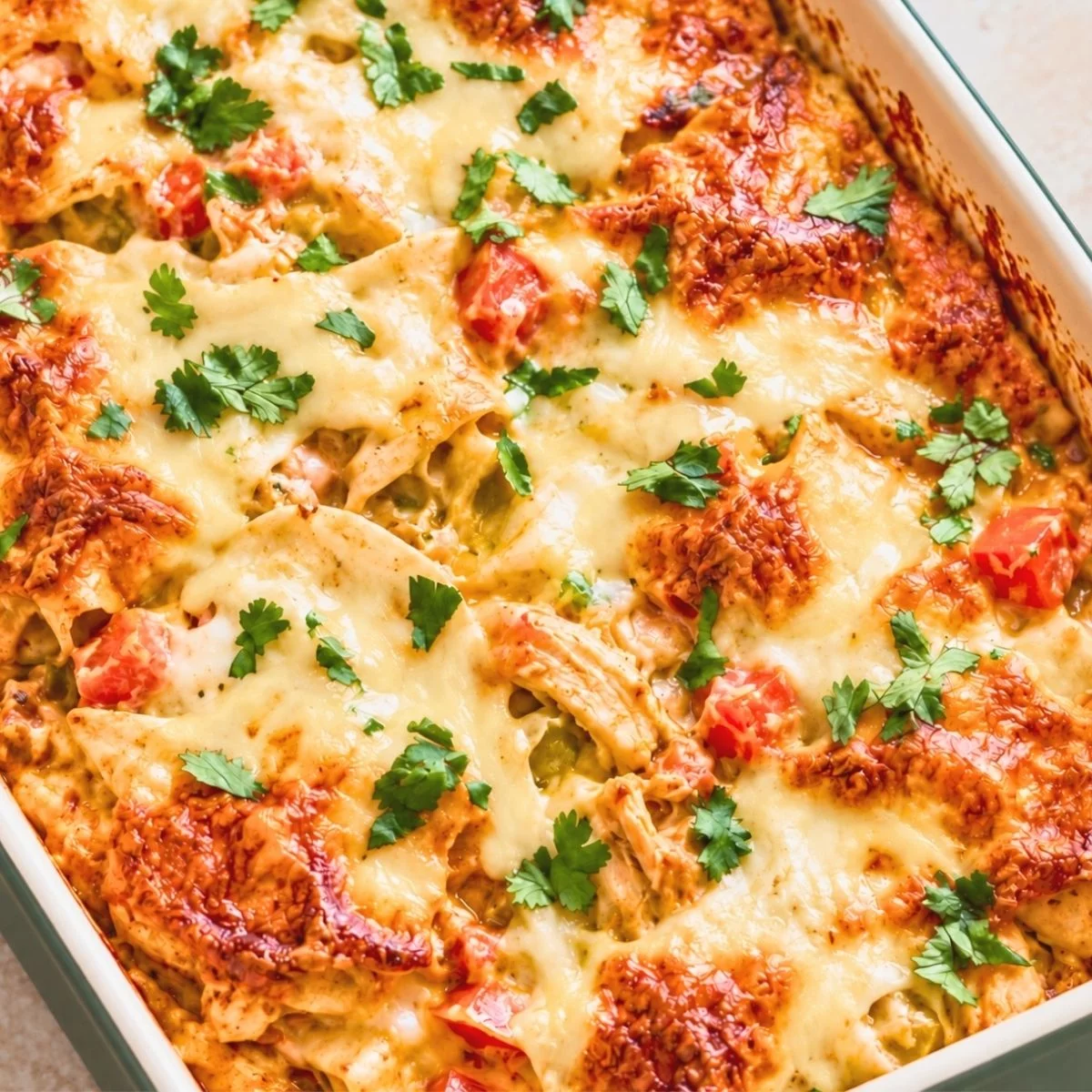 King Ranch Chicken Casserole from Scratch (No Canned Soup)