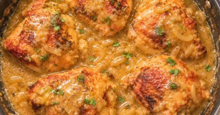 One-Skillet Smothered Chicken Recipe (No Gluey Gravy)