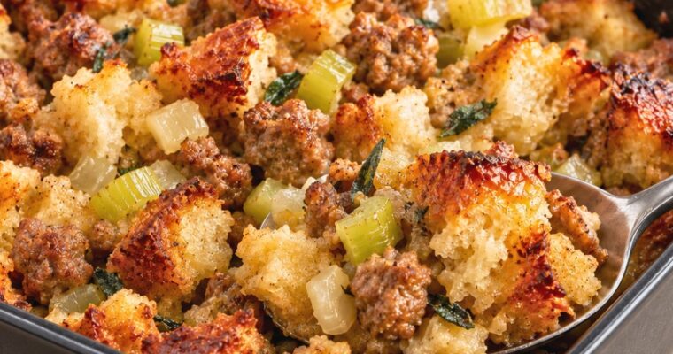Sausage Stuffing Recipe That Stays Moist, Not Soggy