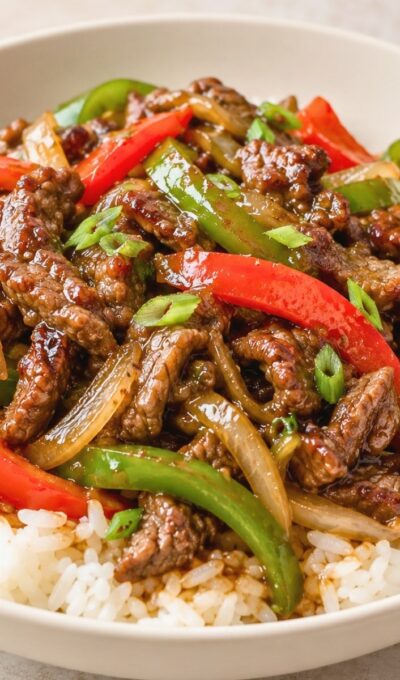 Velveted Pepper Steak Recipe Ready in 30 Minutes